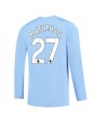 Manchester City Matheus Nunes #27 Replika Hemmakläder 2023-24 Långärmad